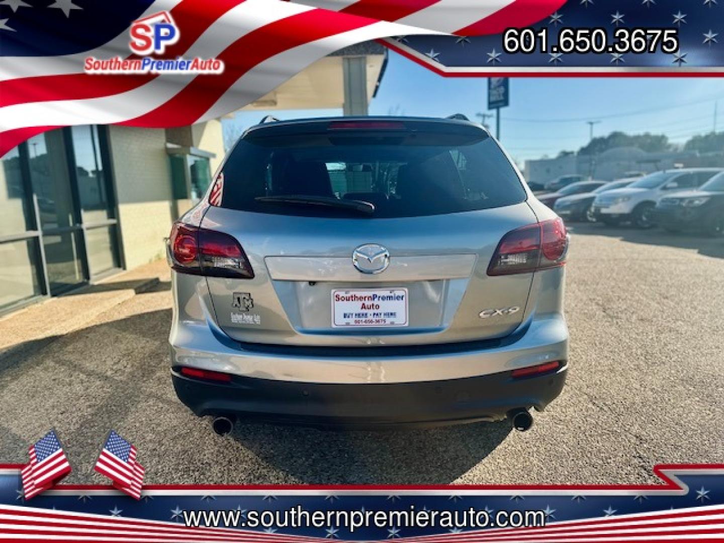 2014 SILVER MAZDA CX-9 TOURING (JM3TB2CA0E0) , located at 922 W. Beacon St., Philadelphia, MS, 39350, (601) 650-3675, 32.770447, -89.127151 - Photo#4